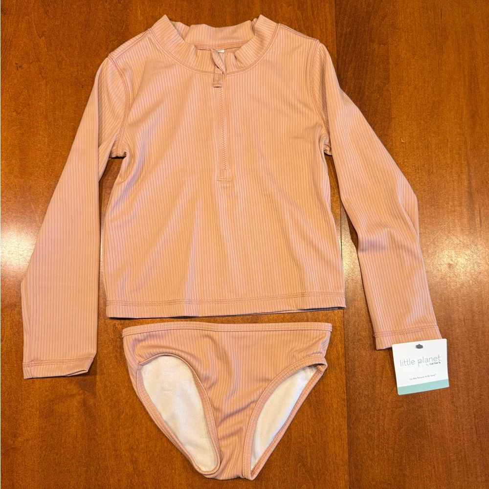5T NWT Rashguard w Bottoms Swimsuit